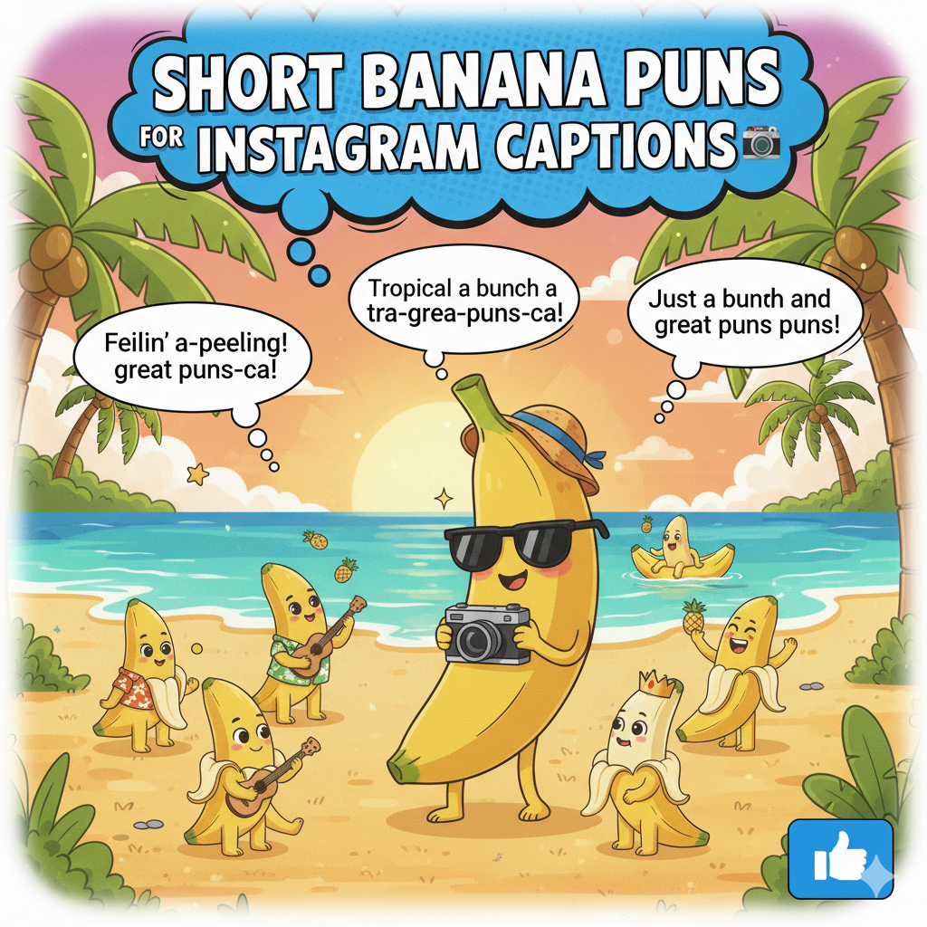 Banana Puns for Instagram Captions 📸