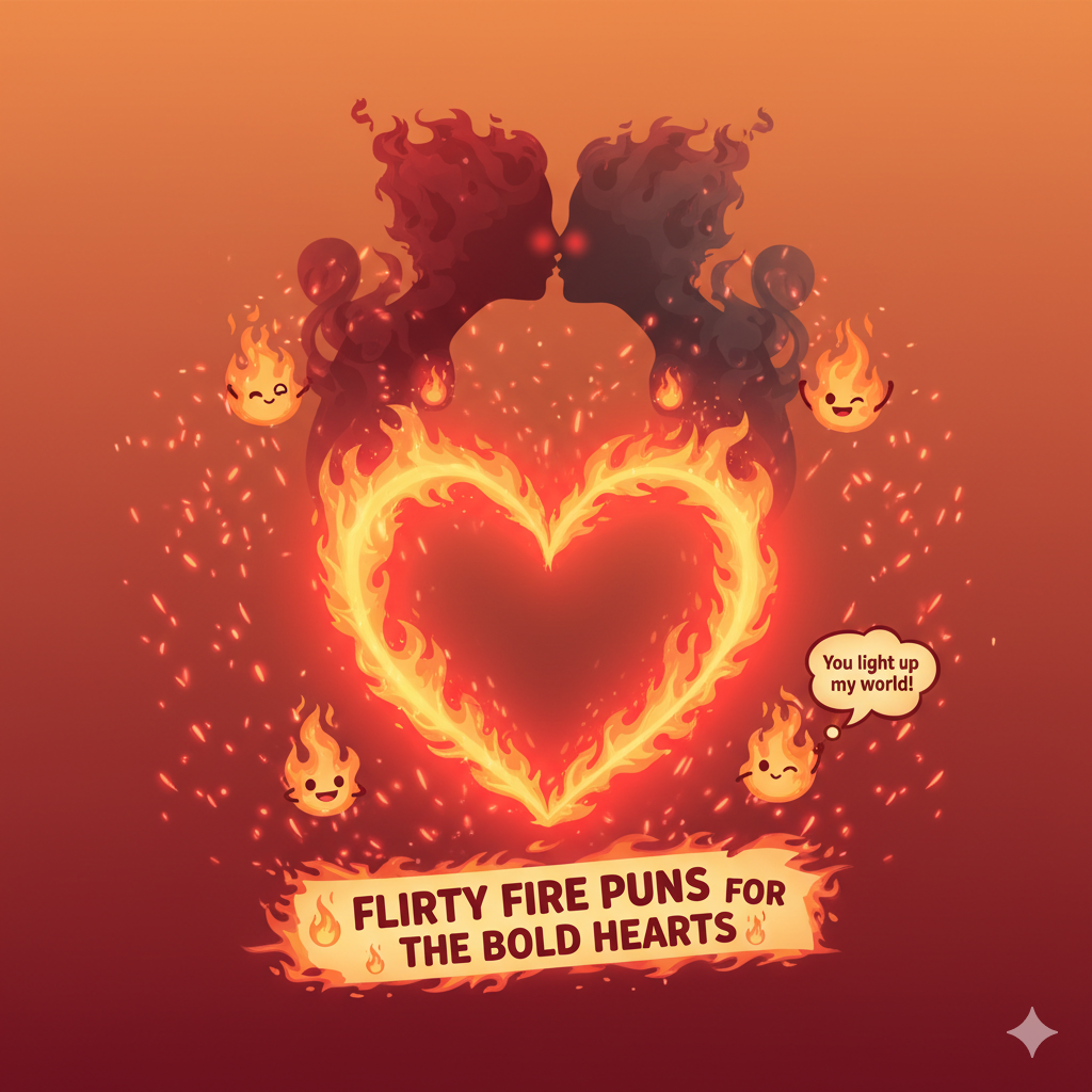 Flirty Fire Puns for the Bold Hearts ❤️🔥