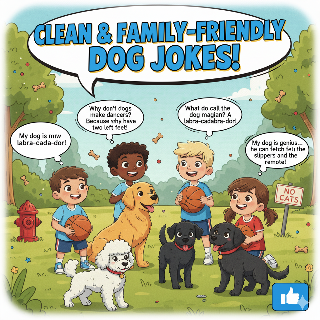 Clean & Family-Friendly Dog Jokes 🐕