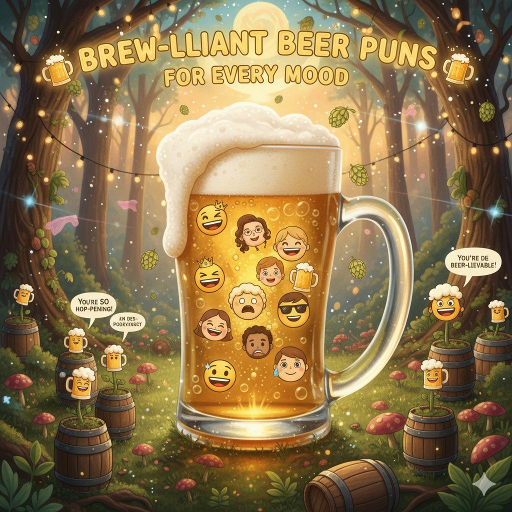  Brew-lliant Beer Puns for Every Mood