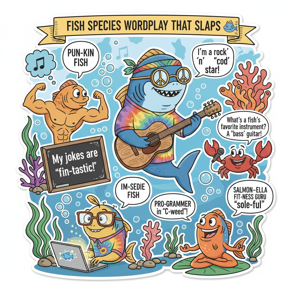 Fish Species Wordplay That Slaps 🐟