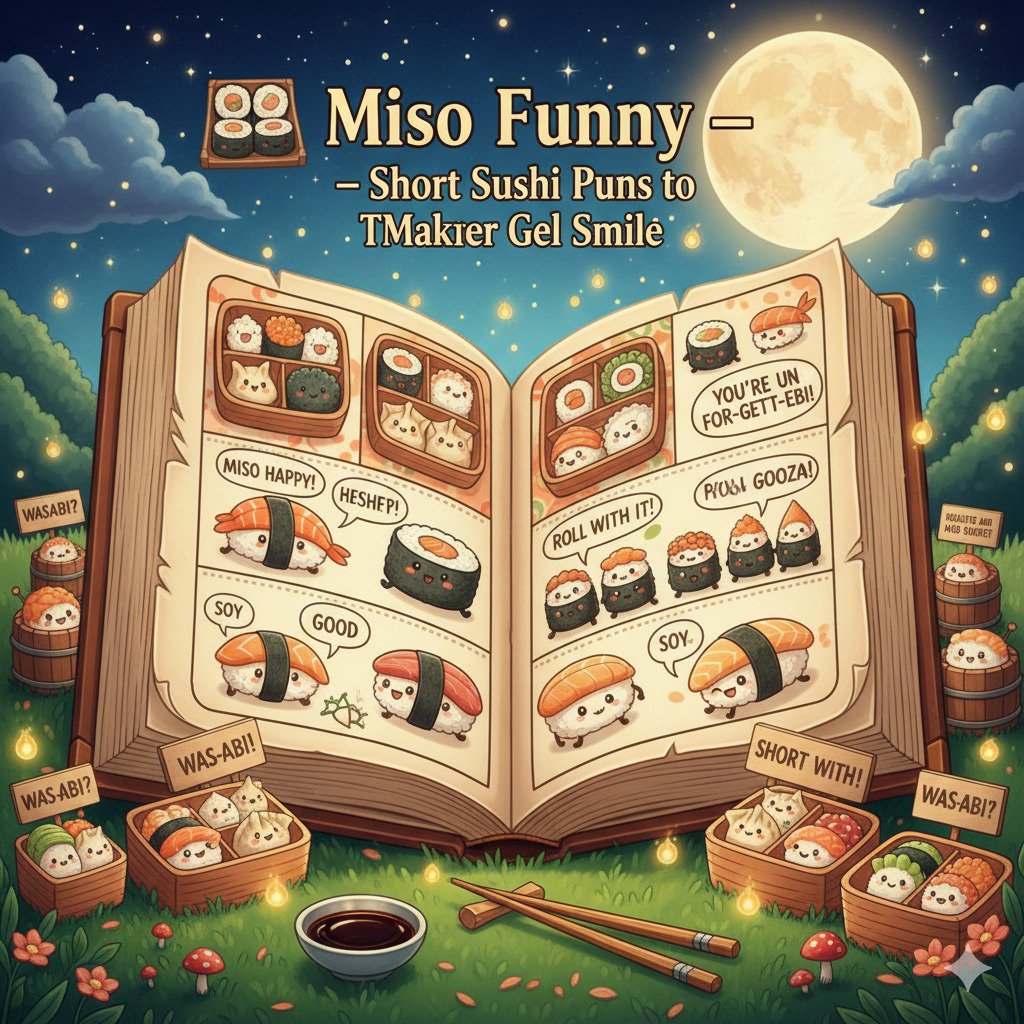 🍱 Miso Funny – Short Sushi Puns to Make You Smile