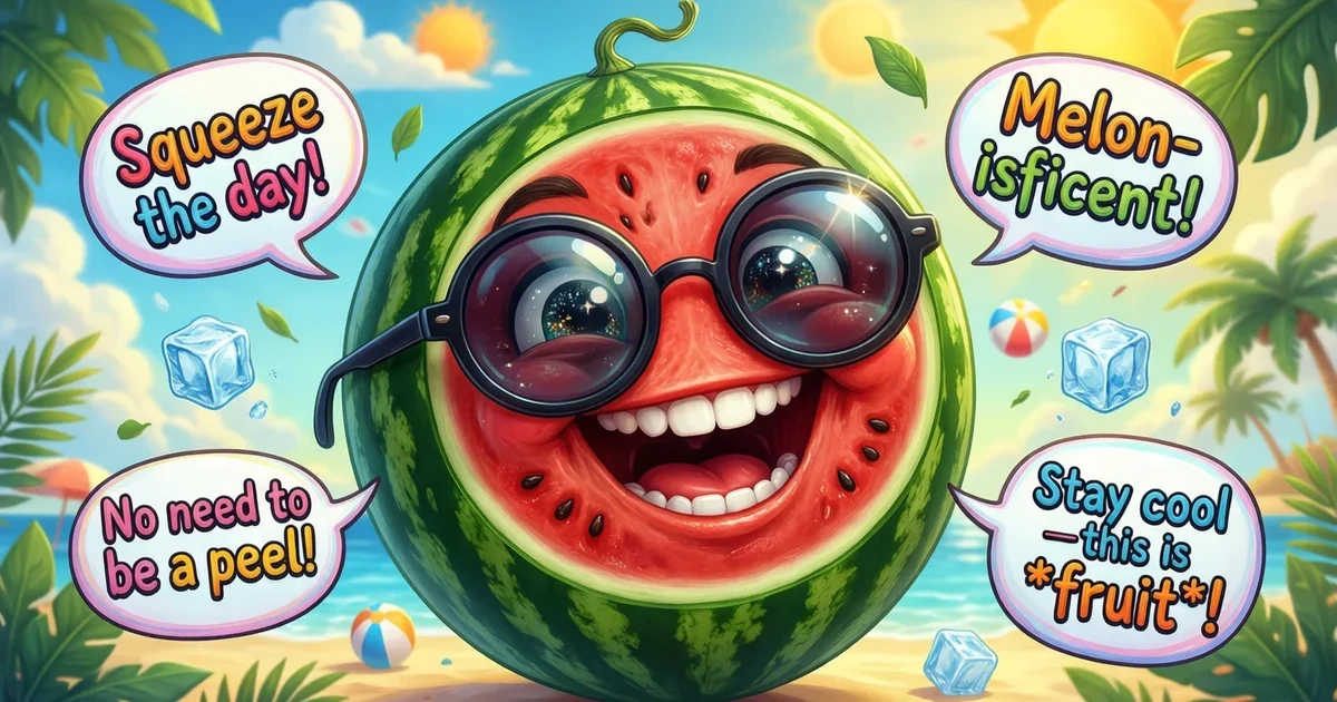 funny watermelon puns