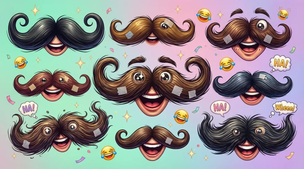 funny mustache puns