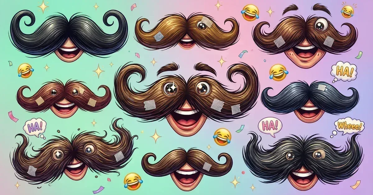 funny mustache puns