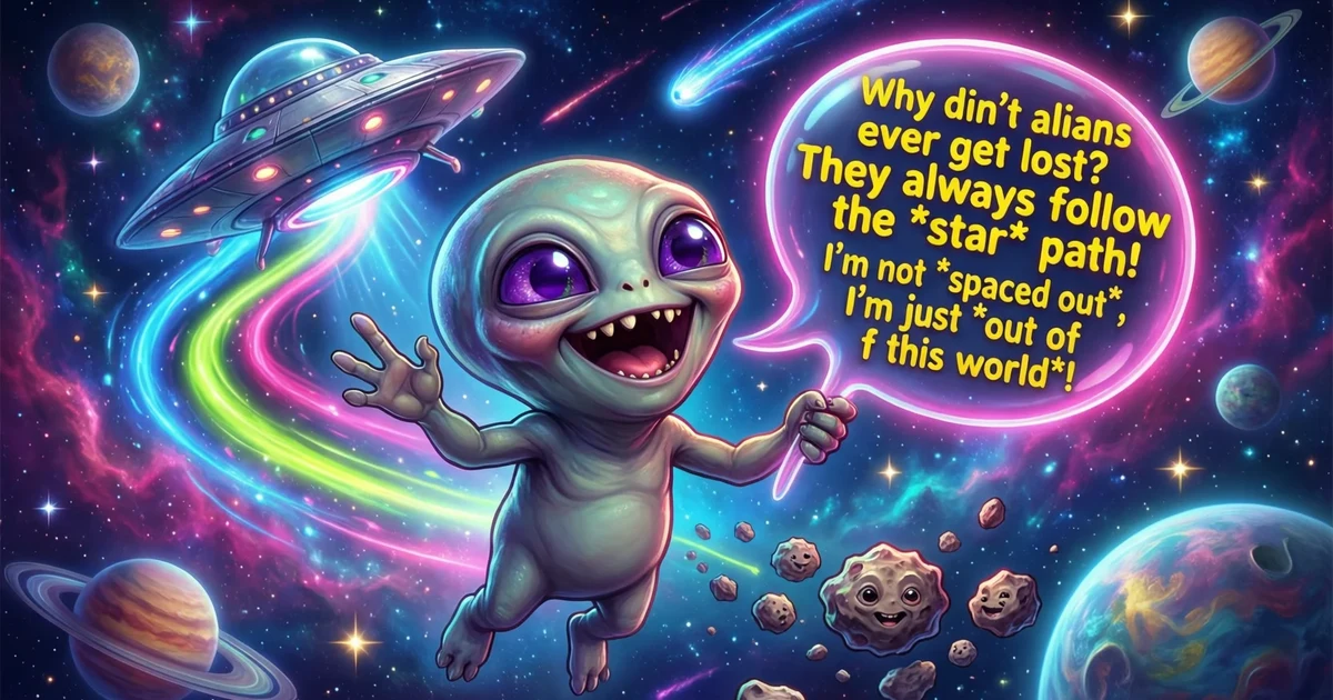funny alien puns