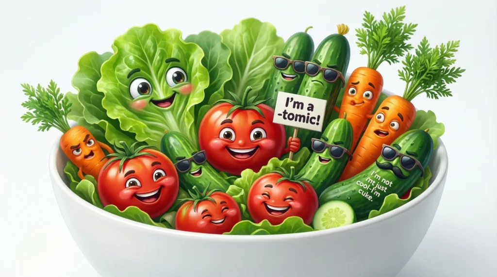 funny salad puns