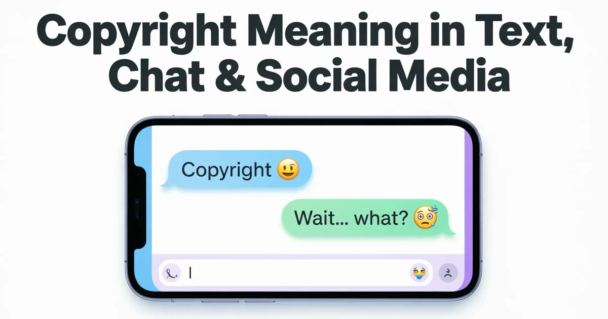 copyright meaning