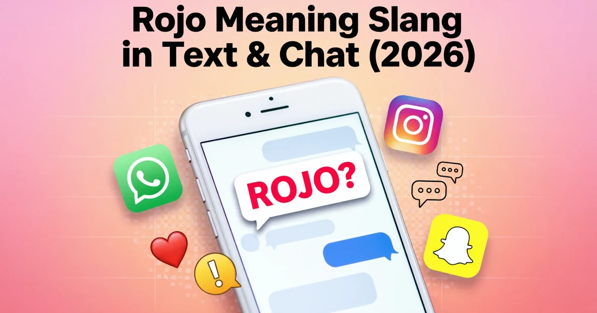 rojo meaning slang