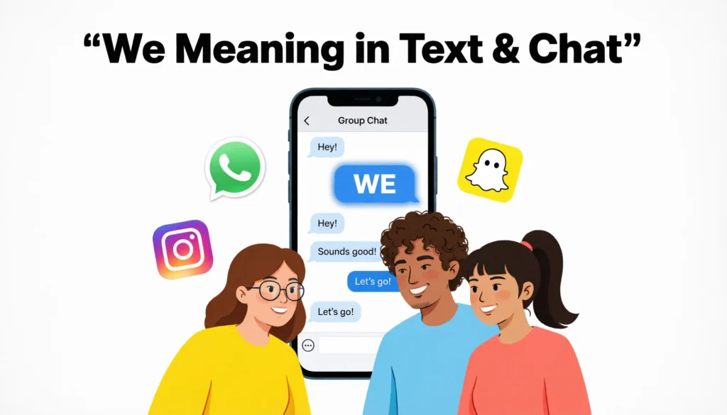 we meaning in text