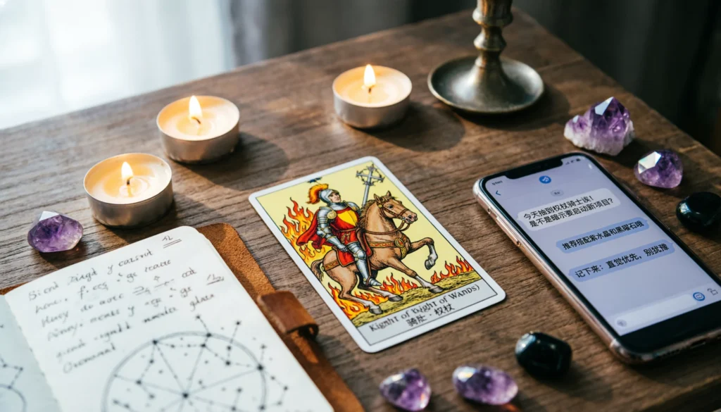 knight of wands tarot card meaning