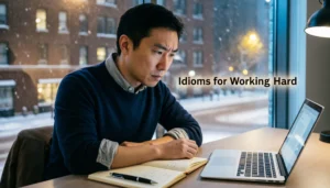 idioms for working hard