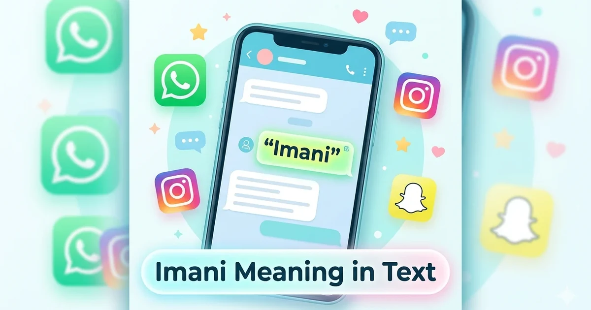 imani meaning in text