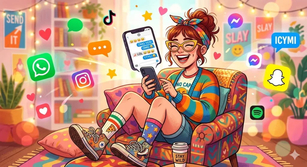 dorky meaning text chat