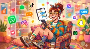 dorky meaning text chat