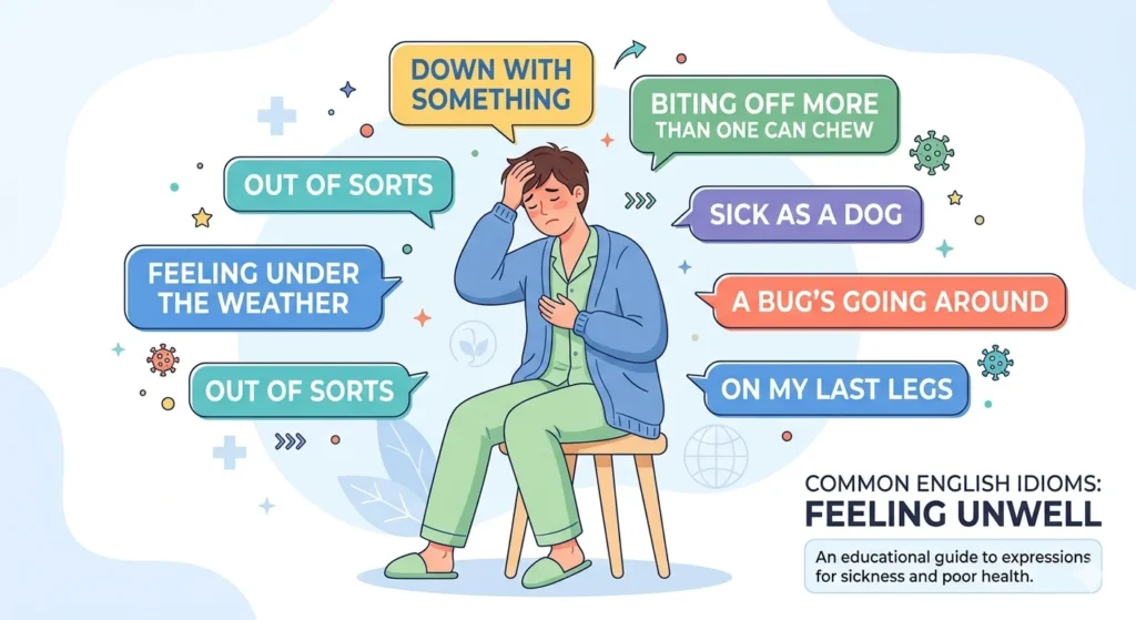 Idioms for sick