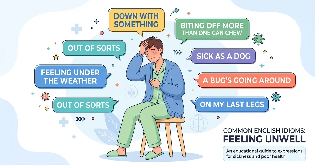 Idioms for sick