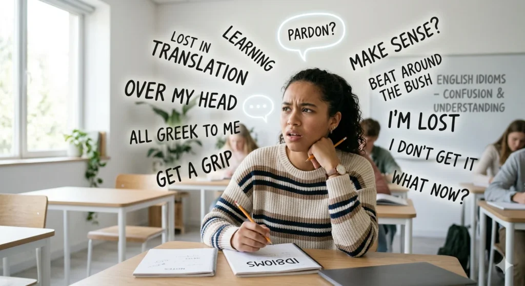 idioms for not understanding