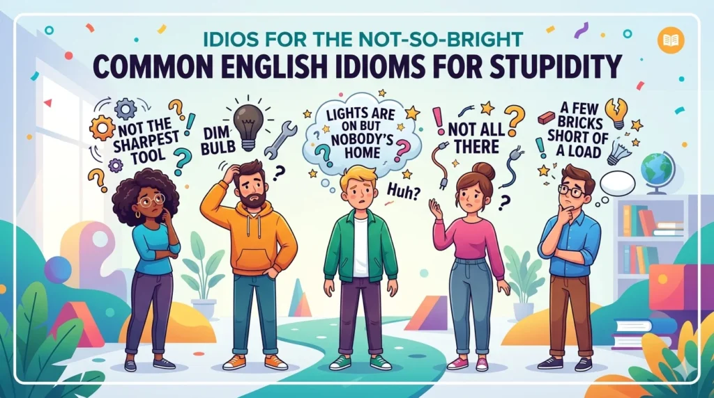 idioms for stupid