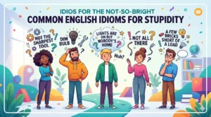 idioms for stupid