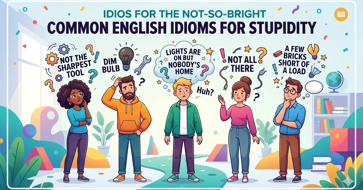 idioms for stupid