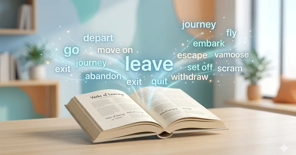 idioms for leaving