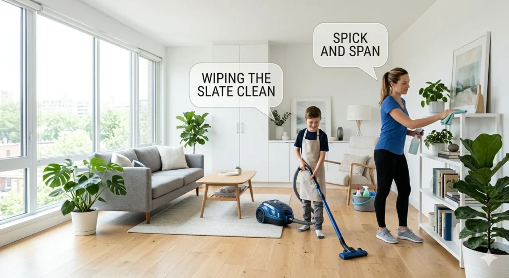 Idioms for Cleaning