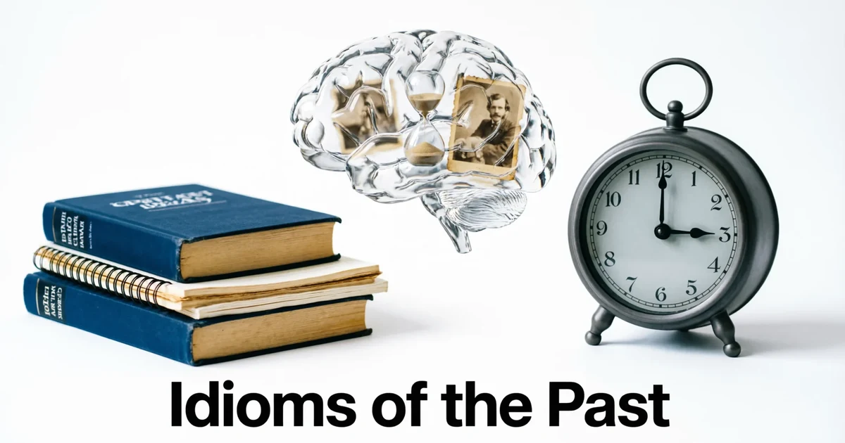 idioms about the past