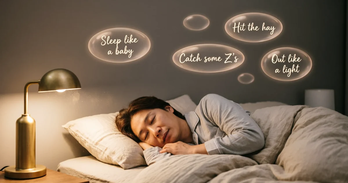 idioms about sleeping