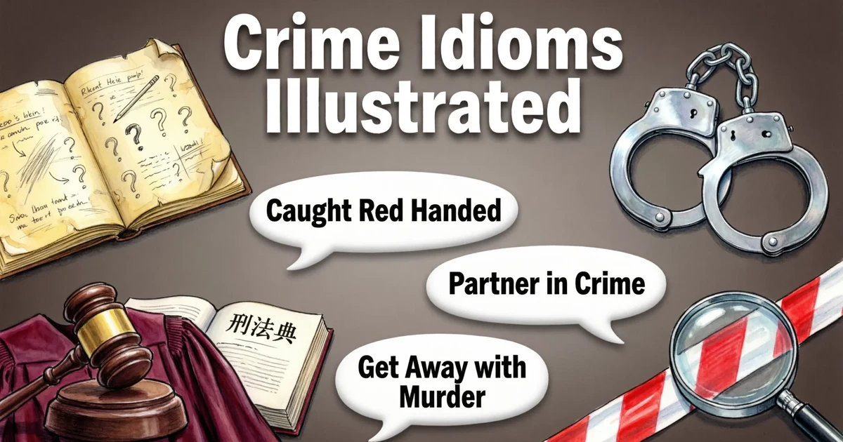 Idioms About Crime