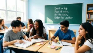 idioms for school