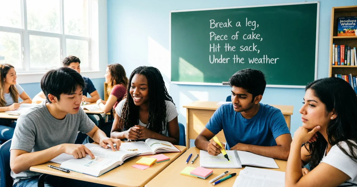 idioms for school
