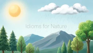 idioms for nature