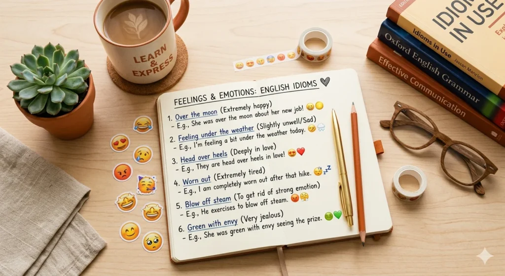 idioms about feelings